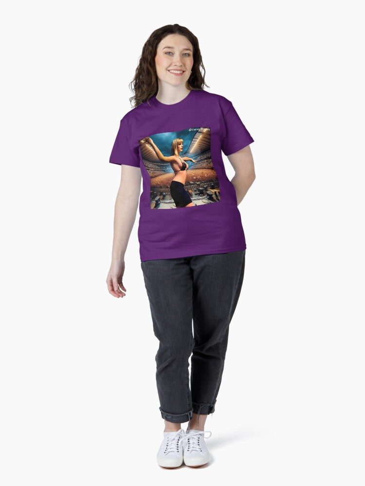 A Painted Graphic of Taylor Swift at Murrayfield Classic T-Shirt