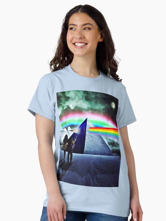 50th Anniversary Pink Floyd Album DARK SIDE OF THE MOON Dodern Modern Design Classic T-Shirt Style003
