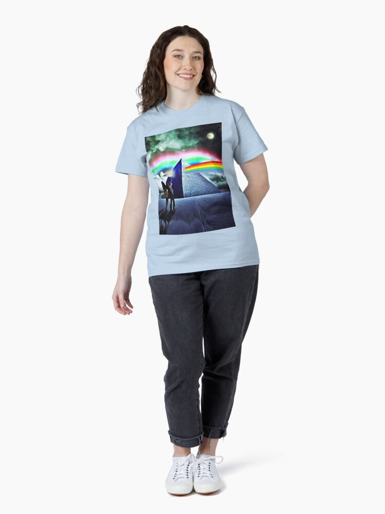 50th Anniversary Pink Floyd Album DARK SIDE OF THE MOON Dodern Modern Design Classic T-Shirt Style003