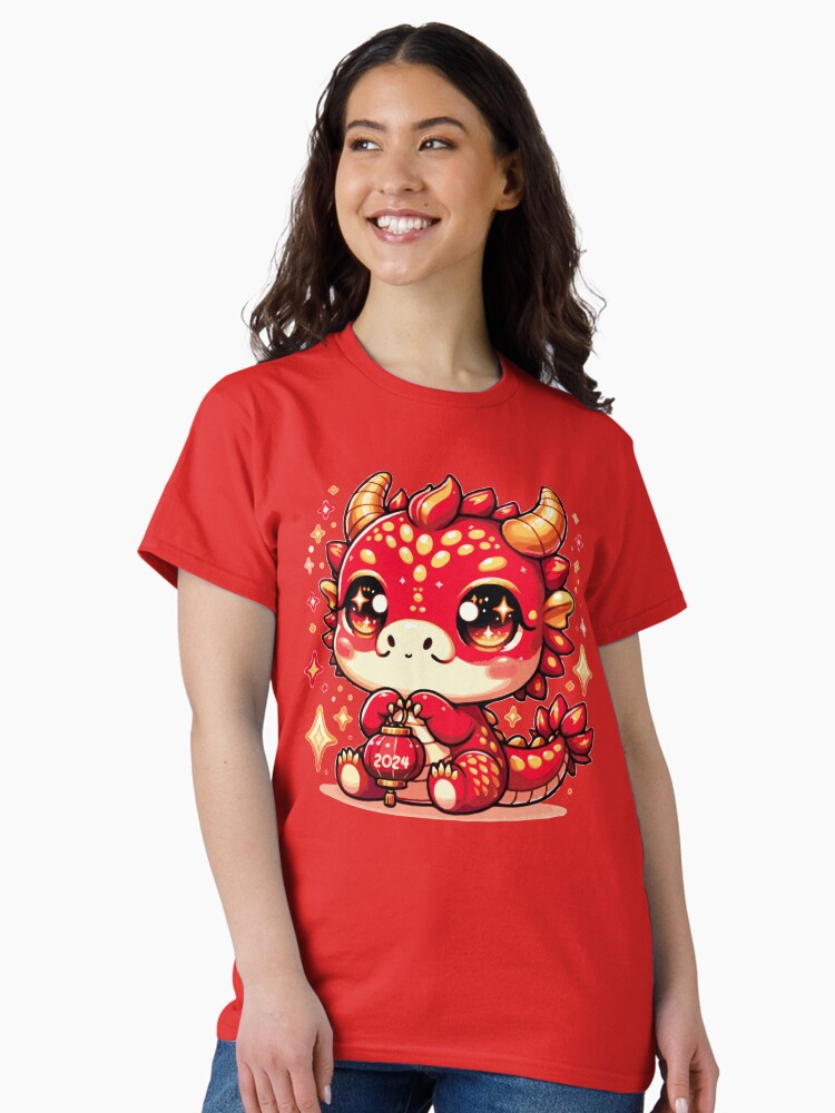 2024 Year of the Dragon: Cute Kawaii Chinese Dragon Classic T-Shirt
