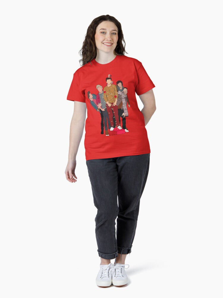 1D - Christmas cartoon Classic T-Shirt