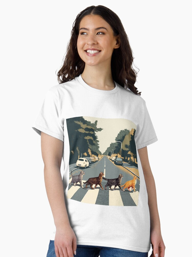 Abbey Road cat Classic T-Shirt