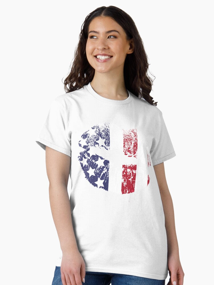 A Kiss in Stars and Stripes Classic T-Shirt
