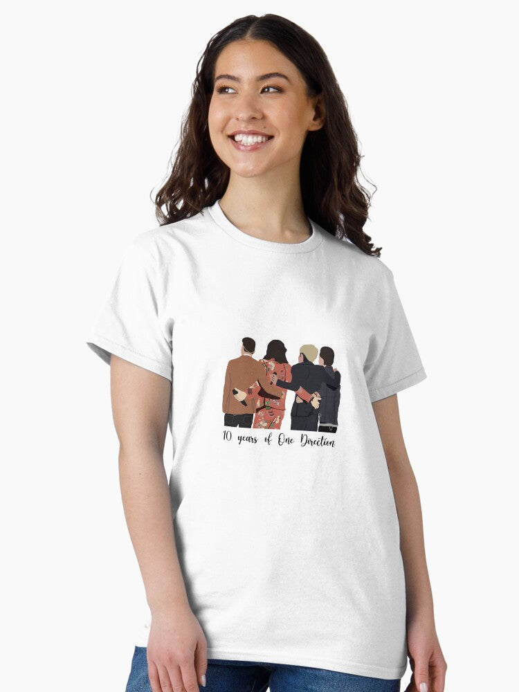 10 Years of One Direction Quote Classic T-Shirt