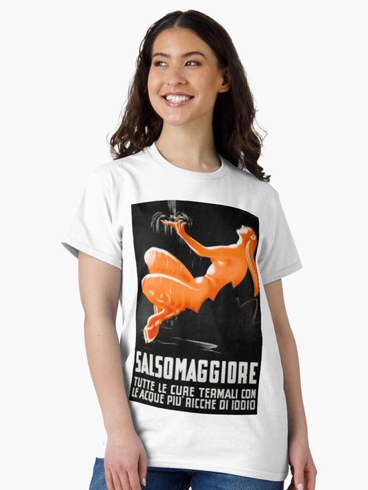 Salsomaggiore vintage travel poster Classic T-Shirt