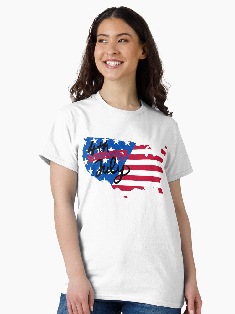 4th independence day july america Classic T-Shirt
