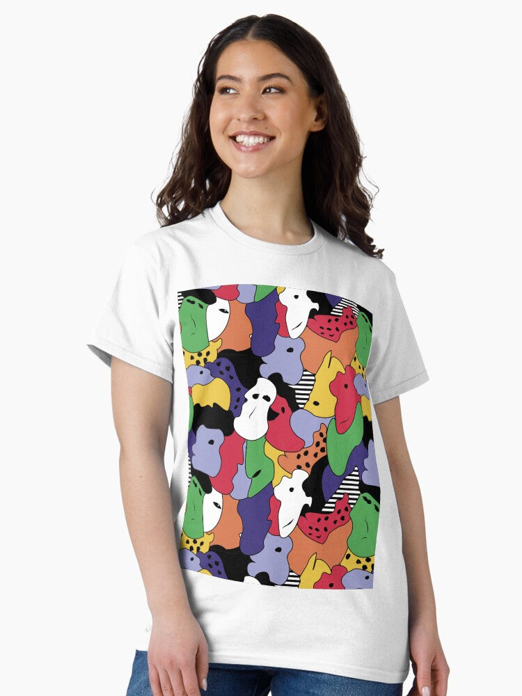 90s Fashion Will Smith Afro Punk Inspired Pattern Vintage Rap Classic T-Shirt