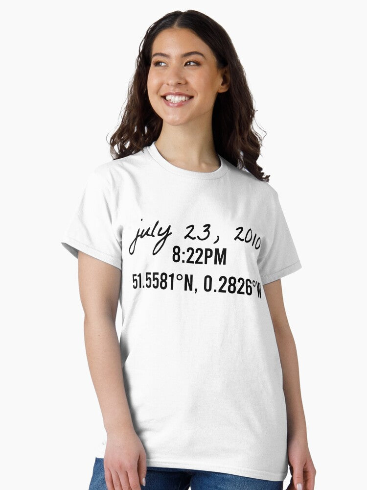 1D Anniversary Coordinates Classic T-Shirt