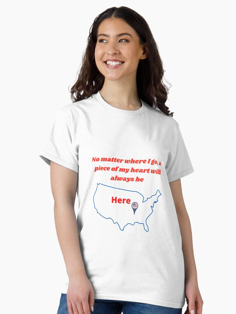A Piece of My Heart Belongs to the United States Classic T-Shirt