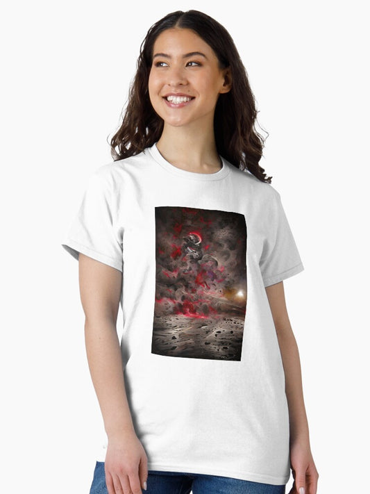 Dark Side Of The Moon | Artificial Inteligence Generated Art Classic T-Shirt