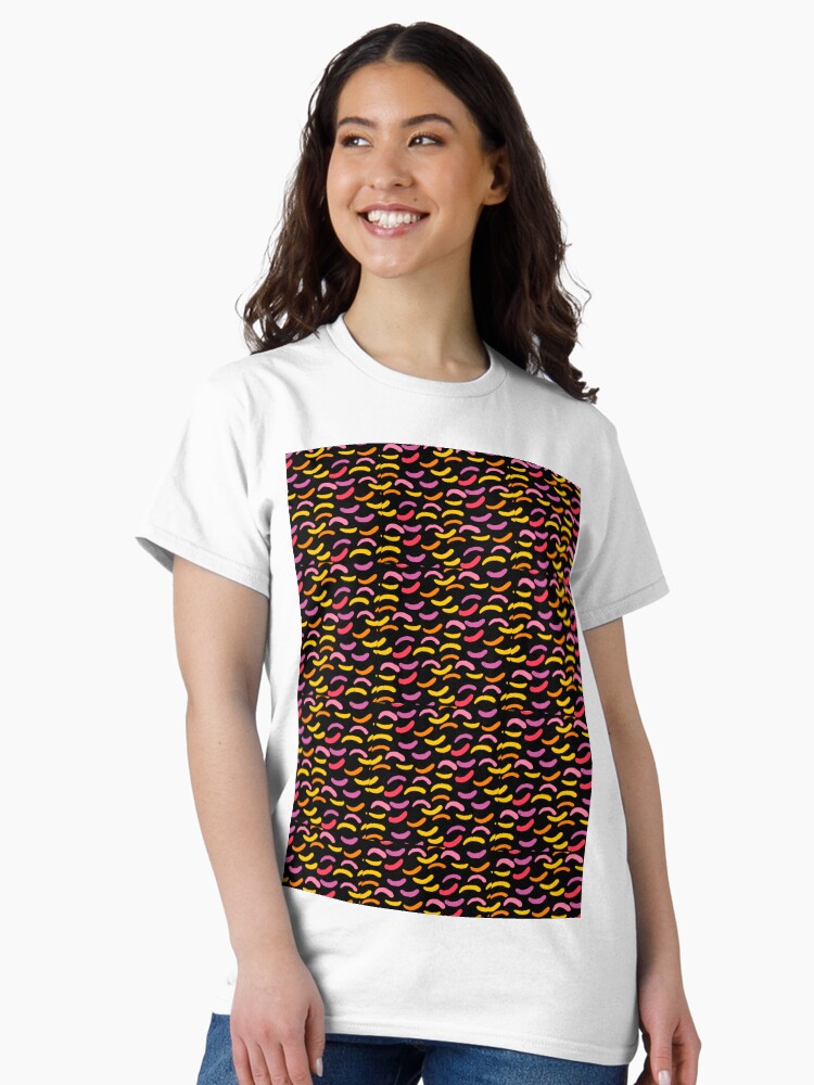 A Colorful Illustration Pattern Classic T-Shirt Style001