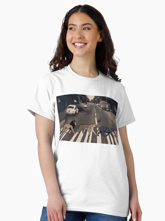 Abbey Road Parody Classic T-Shirt