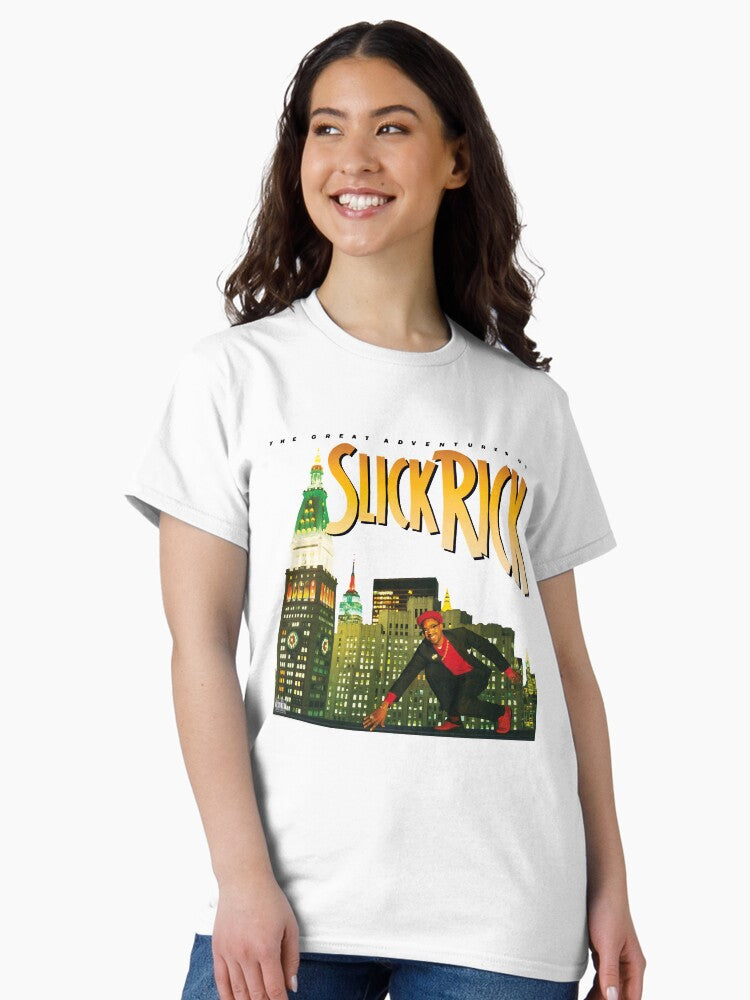 A Rapper Record Producer Slick Rick Retro Classic T-Shirt