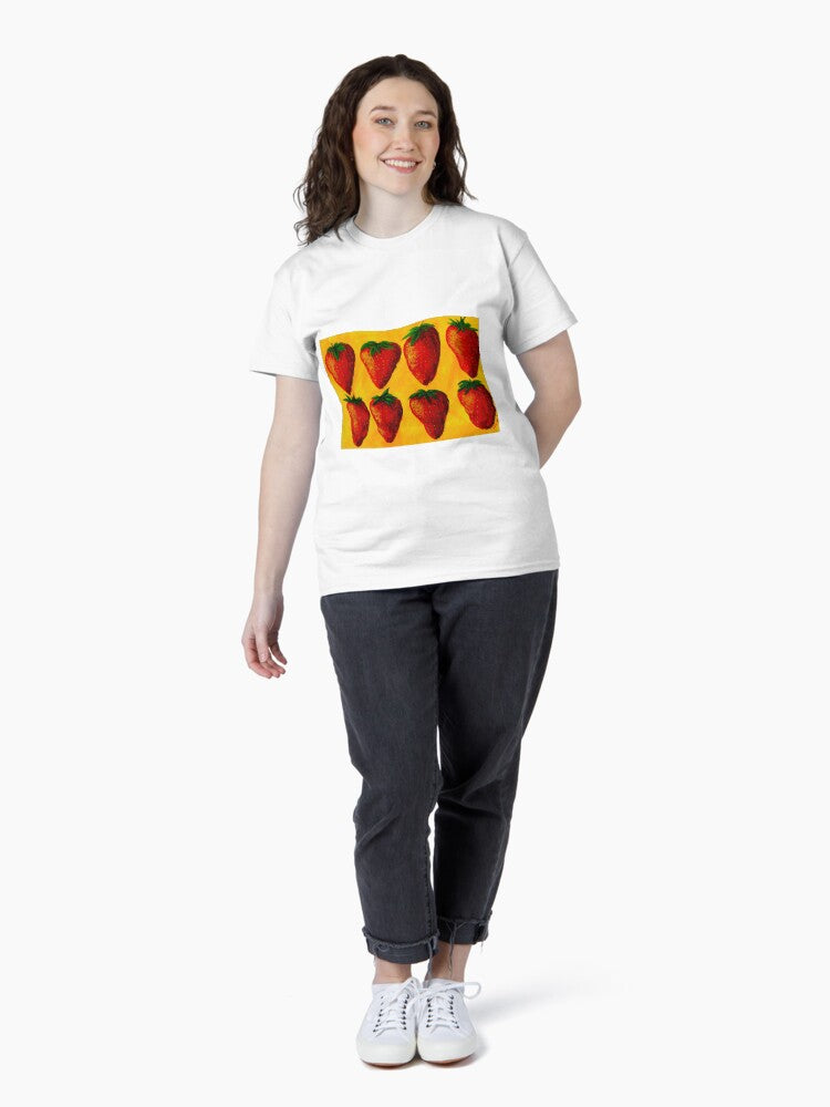 "Strawberry Fields" original pop art painting Classic T-Shirt