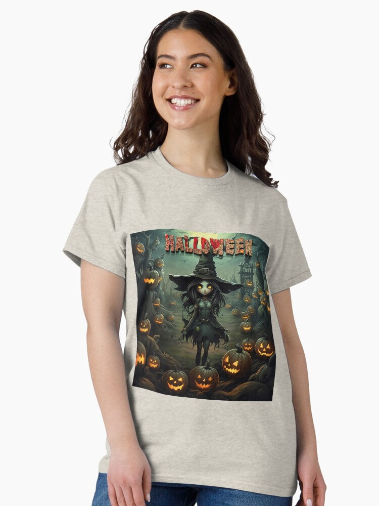 A scary Halloween Pumpkin Classic T-Shirt Style003