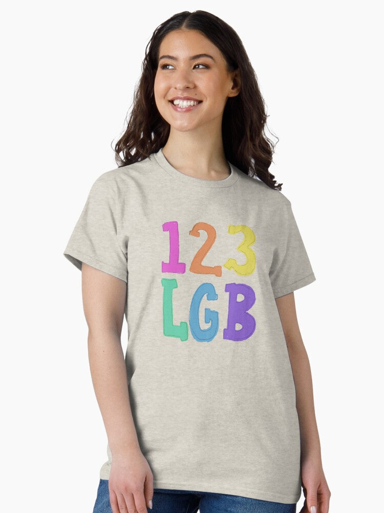 123LGB Classic T-Shirt Style001