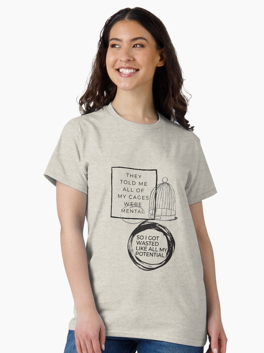 'This is me trying' Classic T-Shirt Style001