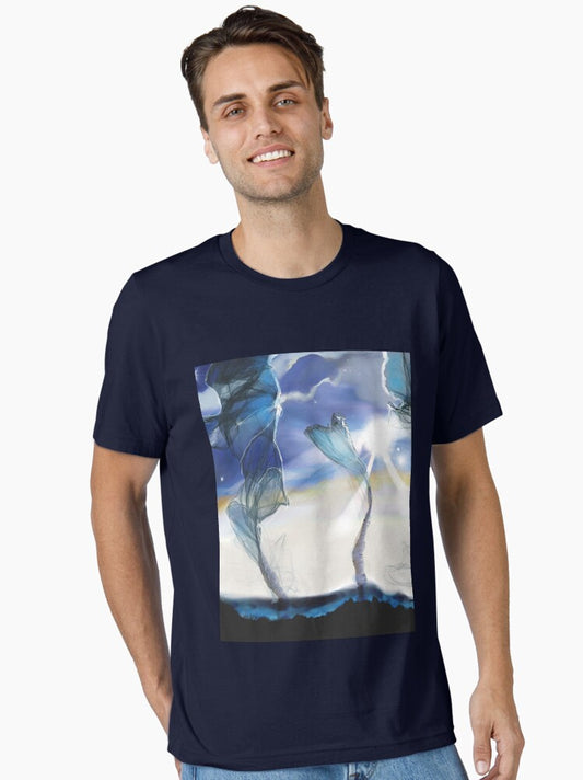 Abstract Art - Trees on the Wind Essential T-Shirt