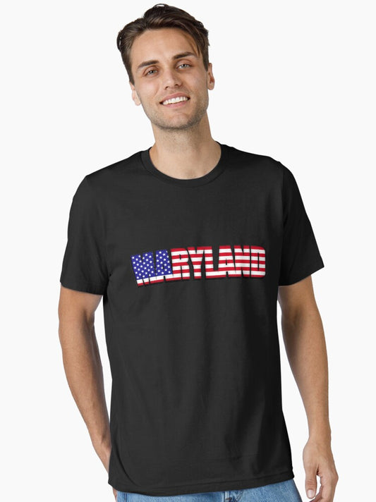 Maryland United States of America Flag Essential T-Shirt