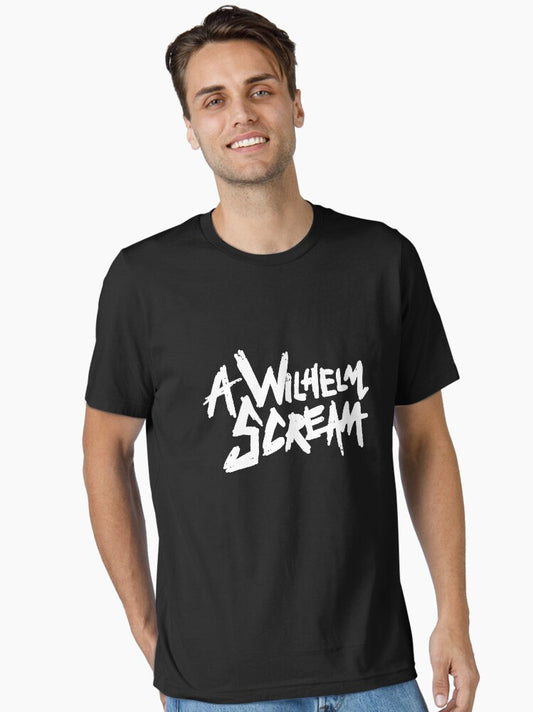 A Wilhelm Scream White Font Essential T-Shirt