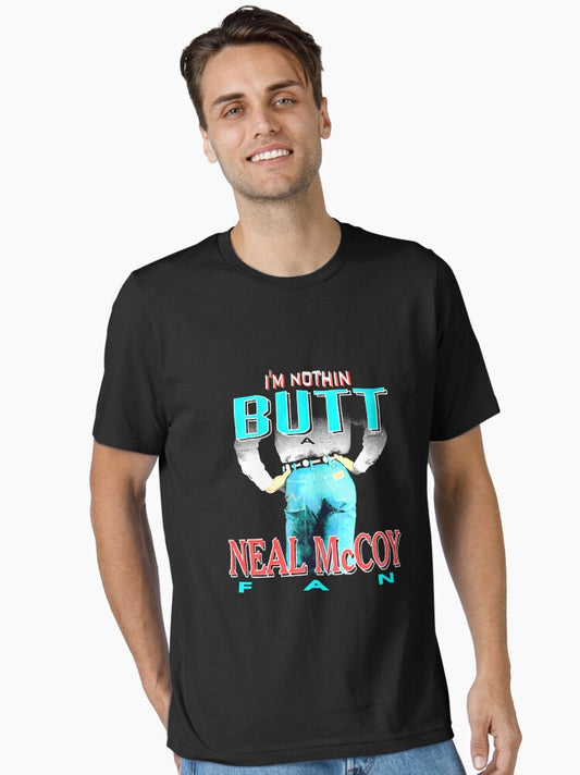 1990's Neal McCoy Vintage Nothin' BUTT a Neal Essential T-Shirt Style001