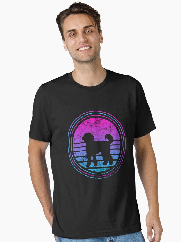80's Retro Poodle T-Shirt - Vintage Eighties Poodle Gift Essential T-Shirt