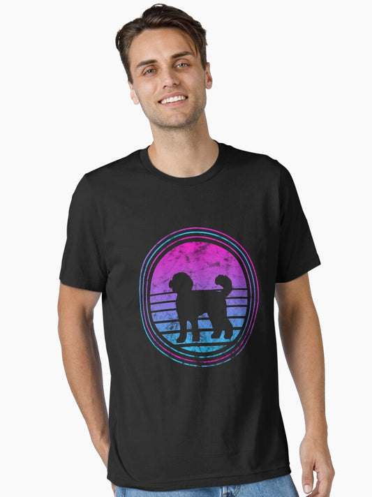 80's Retro Poodle T-Shirt - Vintage Eighties Poodle Gift Essential T-Shirt