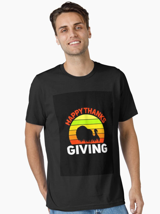 Of Happy Thanksgiving Funny Vintage Ugly T-Shirts Essential T-Shirt Style001