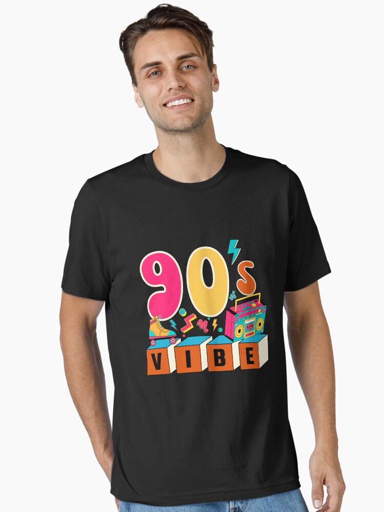 90s vibe 1990s Vintage Theme Fashion Nineties Outfit Essential T-Shirt