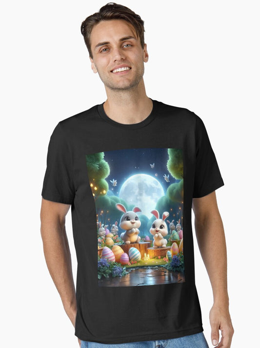 A group of Easter Bunnies in A Magical Forest Essential T-Shirt