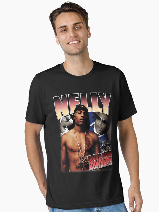 90s Vintage Hip Hop Nelly Going Down Down Baby Essential T-Shirt