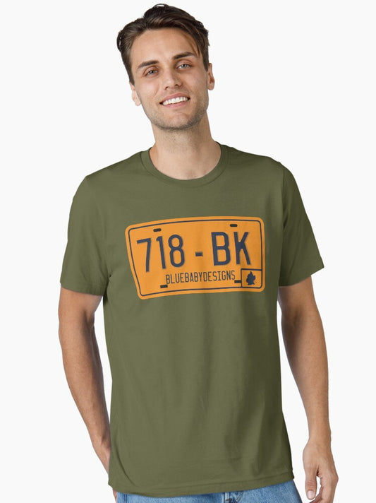 718-BK PLATE Essential T-Shirt