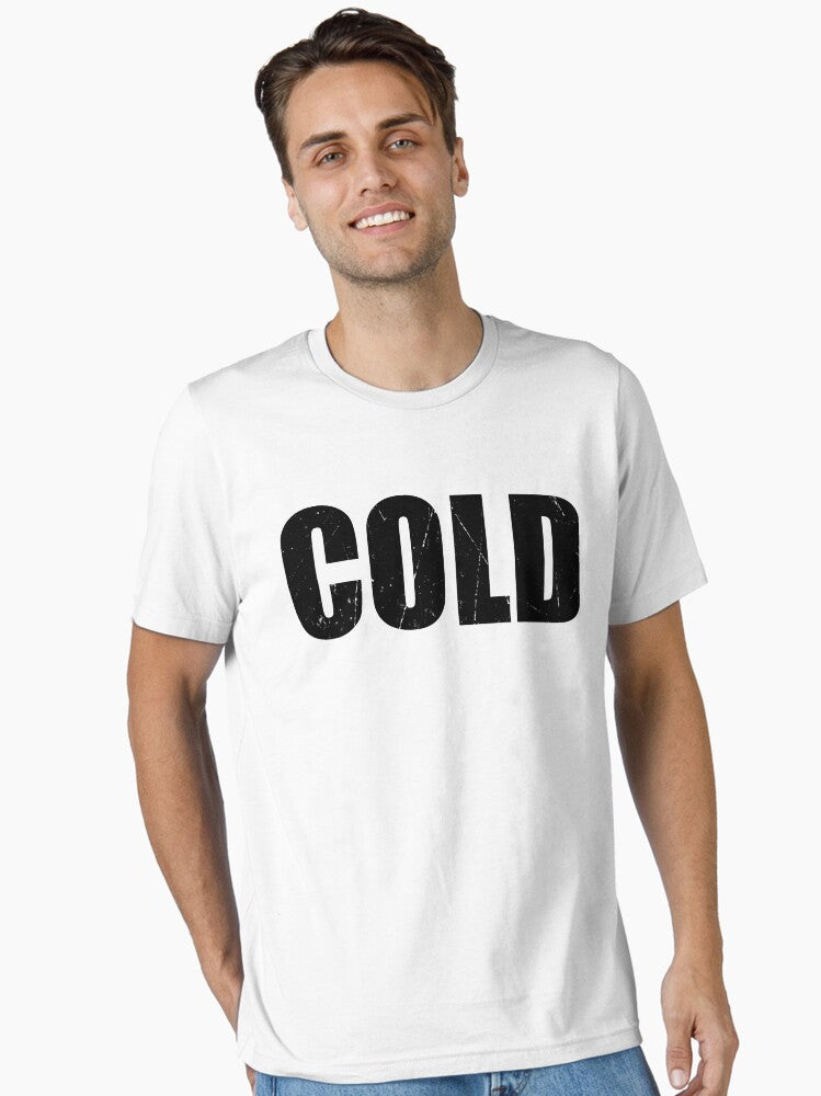 Cold Simple Christmas T Shirts Cute Funny Christmas T Shirt Gift For X Mas Holiday Essential T-Shirt