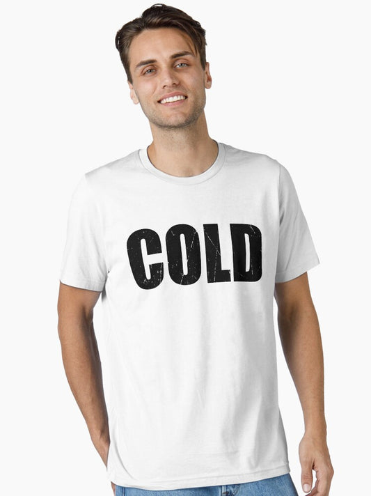 Cold Simple Christmas T Shirts Cute Funny Christmas T Shirt Gift For X Mas Holiday Essential T-Shirt