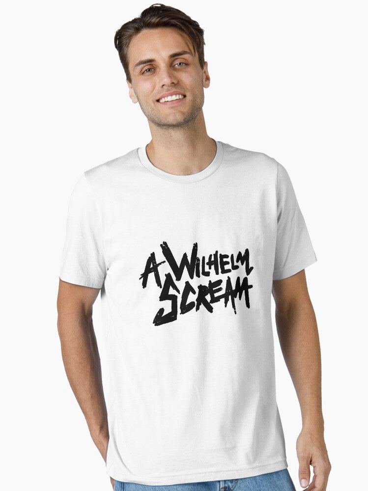 A Wilhelm Scream Black Font Essential T-Shirt