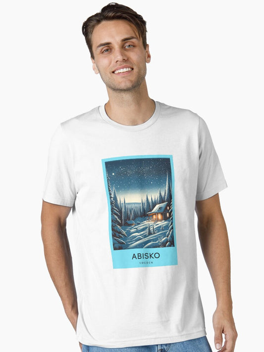 Abisko Sweden Digital Art Poster Essential T-Shirt