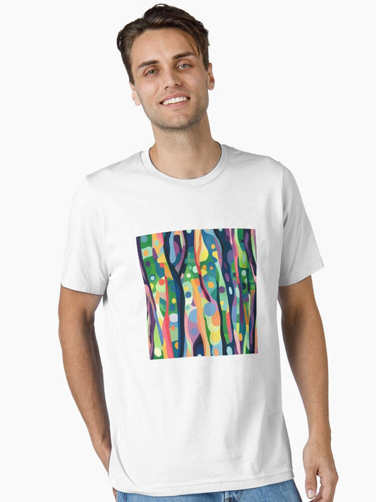 Abstract and Colorful Forest Essential T-Shirt