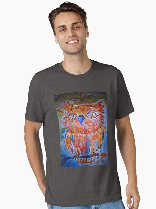 A colorful fairy tale owl. Essential T-Shirt