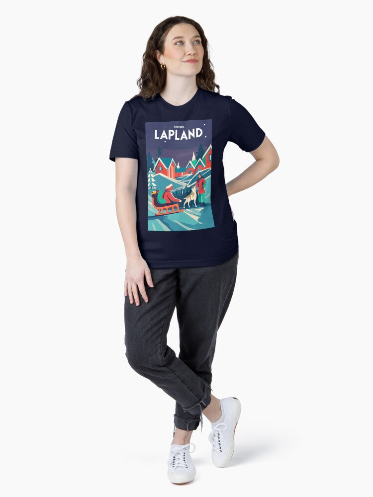 A Vintage Travel Art of Lapland - Finland Essential T-Shirt Style001