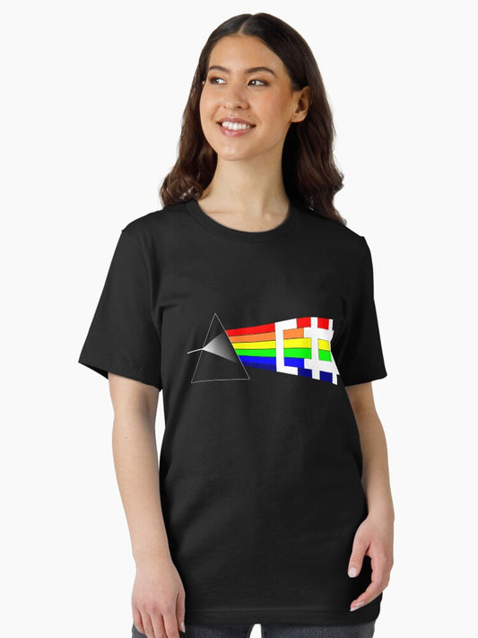 Dark Side of the Moon and C# Essential T-Shirt