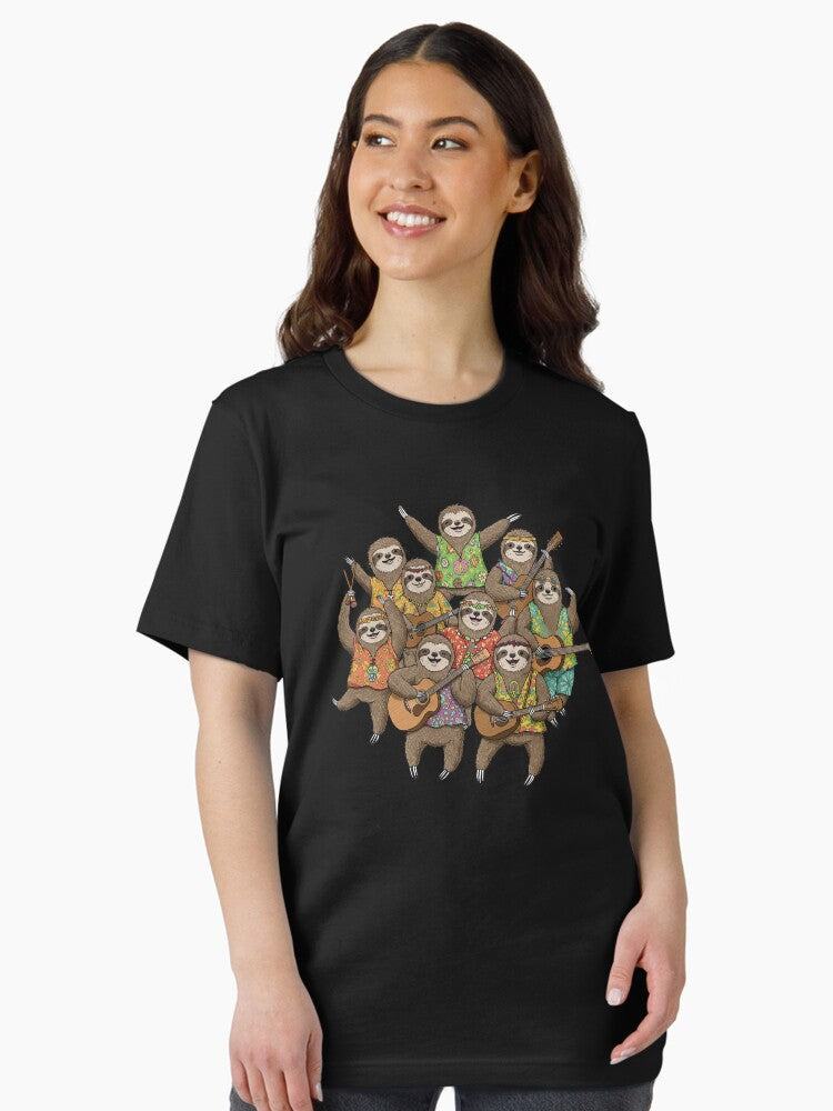 80's graphic Hippie Sloths band Essential T-Shirt