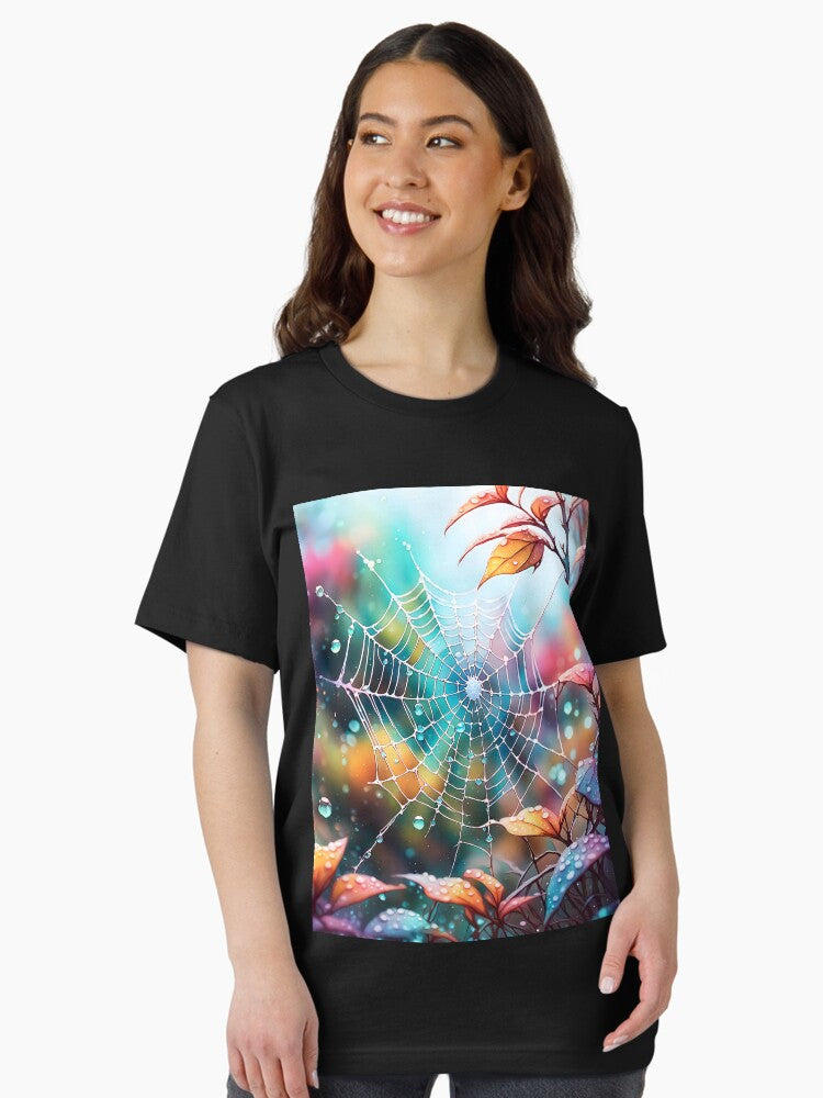 A spider web in the autumn forest Essential T-Shirt