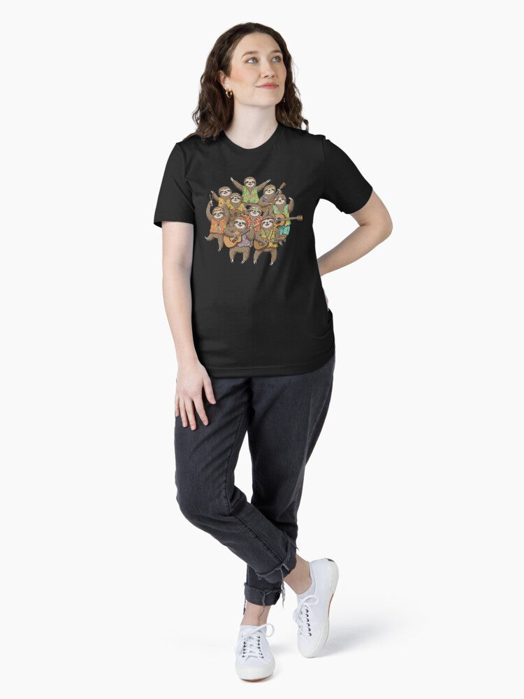 80's graphic Hippie Sloths band Essential T-Shirt