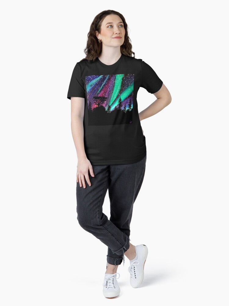 "Alaskan Aurora" Aurora Borealis Northern Lights Essential T-Shirt