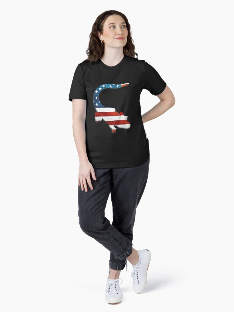 4th of july gator american flag usa Essential T-Shirt Style003