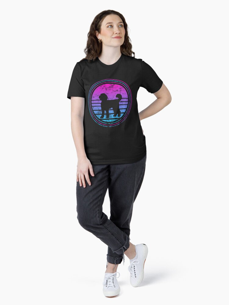 80's Retro Poodle T-Shirt - Vintage Eighties Poodle Gift Essential T-Shirt