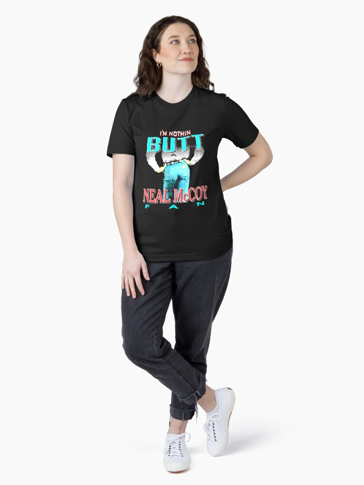 1990's Neal McCoy Vintage Nothin' BUTT a Neal Essential T-Shirt Style001