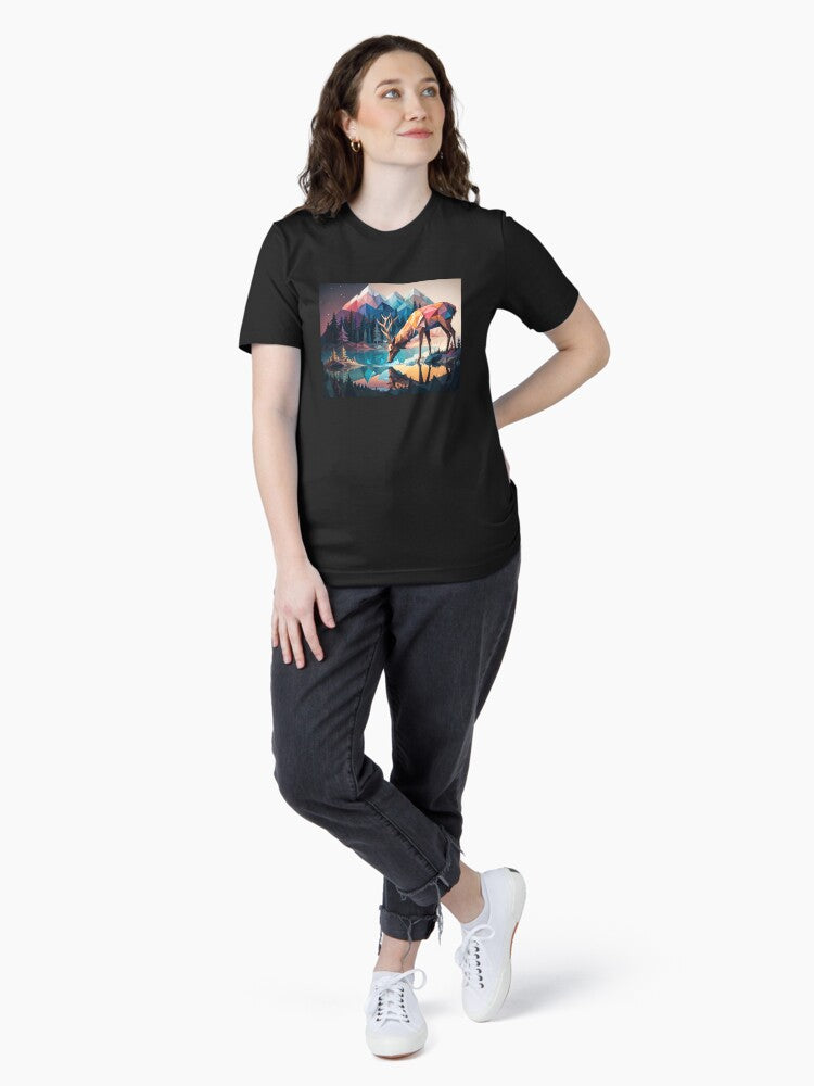 A deer standing in a lake Essential T-Shirt