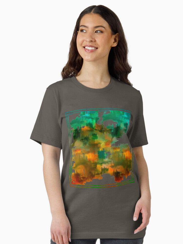 "Abstract forest in Autumn" Essential T-Shirt