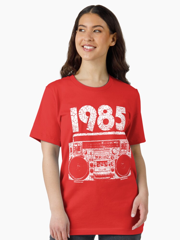 1985 Boombox Distressed Graphic Essential T-Shirt